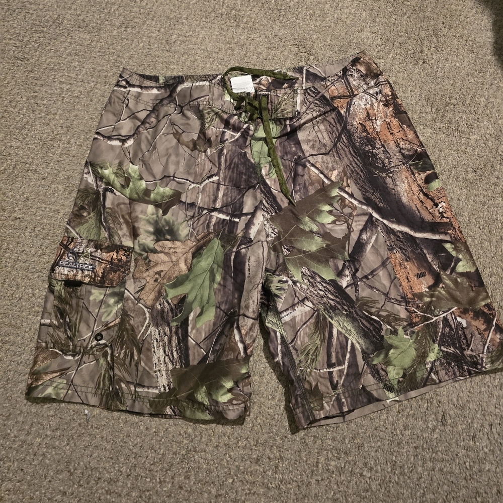 Realtree Camo Swim Trunks Size X-Large